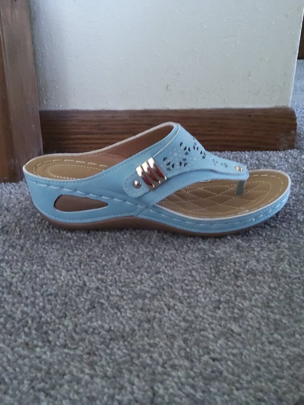 NEW BLUE SANDALS